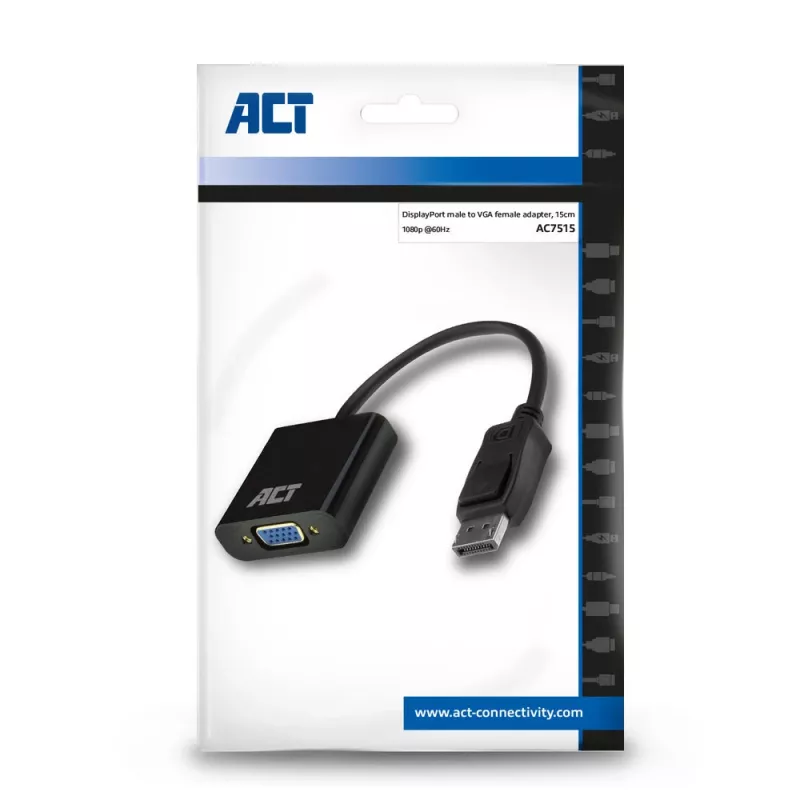 DisplayPort uz VGA adapteris ACT AC7515