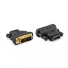 DVI-D vīr. uz HDMI A siev. adapteris ACT AC7565