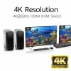 ACT 2-Portu Divu HDMI 4K@60Hz KVM slēdzis, USB 3.2 Gen1 (USB 3.0)