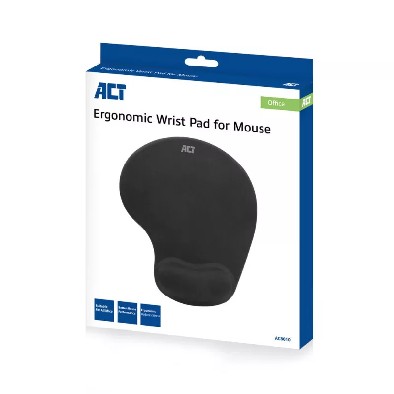 Peles paliktnis ACT Ergonomic AC8010 ar plaukstas balstu