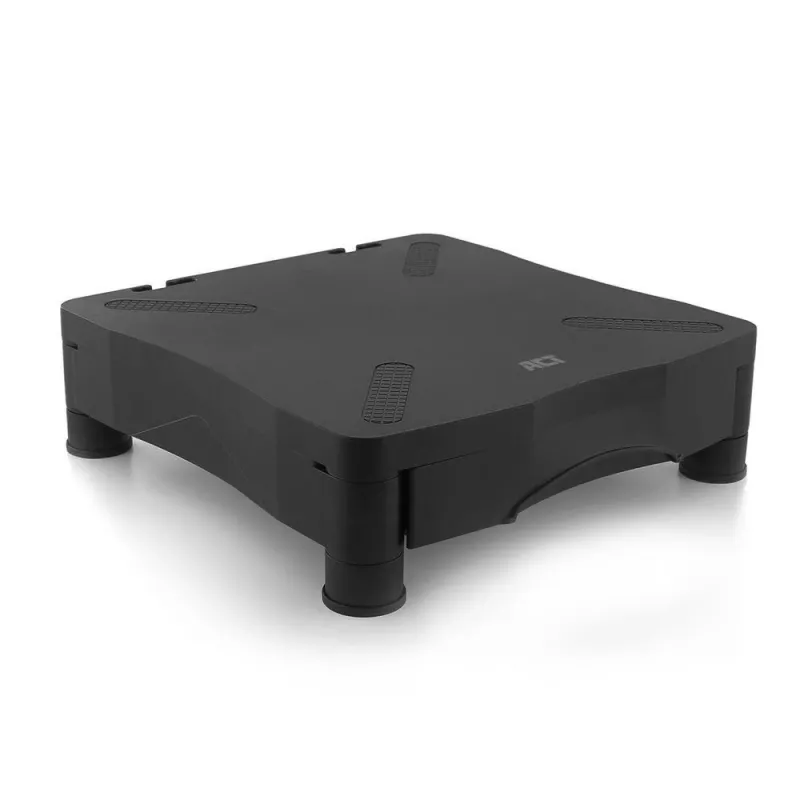 Monitora Statīvs ACT AC8200 Regulējams Augstums Viena Atvilktne Melns