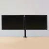ACT Divu monitoru rokas stiprinājums ar skavu/caururbšanas montāžu 16 kg 10-32 collas