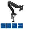 ACT gāzatsperes monitora roka biroja melna AC8311 Clamp/Bolt-through 9 kg