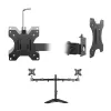 ACT brīvi stāvošs divu monitoru rokturis AC8320 Maksimālais svars 16 kg Minimālais ekrāns 33 cm Maksimālais ekrāns 81,3 cm