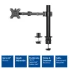 ACT viena monitora statīvs biroja izturīgs pro Skava/caurumstiprinājums 12 kg 10-32 collas