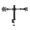 ACT Dual monitora statīvs biroja solid pro skava/caururbjamais 12 kg 10-32 collas