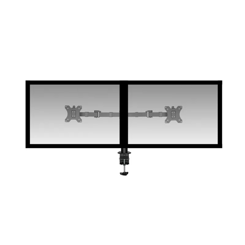ACT Dual monitora statīvs biroja solid pro skava/caururbjamais 12 kg 10-32 collas