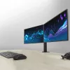 ACT Dual monitora statīvs biroja solid pro skava/caururbjamais 12 kg 10-32 collas