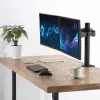 ACT Dual monitora statīvs biroja solid pro skava/caururbjamais 12 kg 10-32 collas