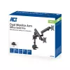 ACT Monitora roka 35 collu biroja solid pro, mehāniskā atspere, 2 monitoriem