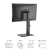 ACT brīvi stāvoša gāzes atsperes monitora roka birojam, 7 kg ietilpība, 10 līdz 32 collas