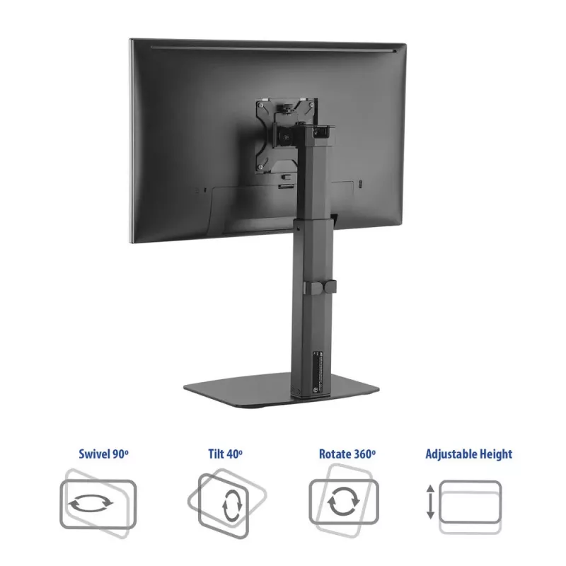 ACT brīvi stāvoša gāzes atsperes monitora roka birojam, 7 kg ietilpība, 10 līdz 32 collas