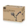 Laptop & monitor arm ACT AC8341 gas spring Melns 49 inch