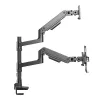 Laptop & monitor arm ACT AC8341 gas spring Melns 49 inch