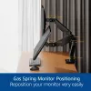 ACT monitora roka 35 collu biroja premium, gāzes atspere, 2 monitori