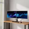 ACT monitora roka 32 collu biroja premium, gāzes atspere, šķērsstienis, 2 monitoriem