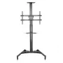 TV statīvs ACT AC8370 Melns 70 collas 50 kg ietilpība VESA 200x200 līdz 600x400