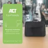 ACT Office plecu soma portatīvajiem datoriem līdz 16,1 inch, izgatavota no pārstrādātām plastmasas pudelēm
