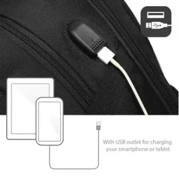 Mugursoma ACT Global AC8530 15.6 collas Vienkrāsaina USB izvads
