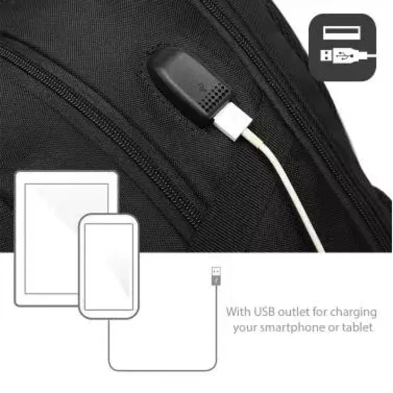 Mugursoma ACT Global AC8530 15.6 collas Vienkrāsaina USB izvads