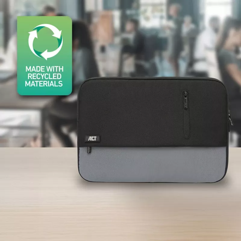 Uzmavas futrālis ACT Urban Laptop Sleeve 14.1 collas 3 nodalījumi 170 g