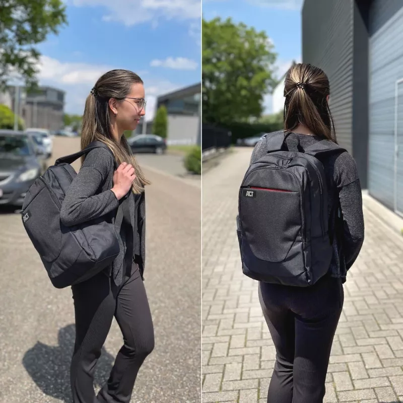 Mugursoma ACT Suburb klēpjdatoriem līdz 15,6 collām no pārstrādātas plastmasas