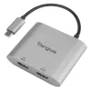 Targus ACA947EU USB grafiskais adapteris sudraba krāsā