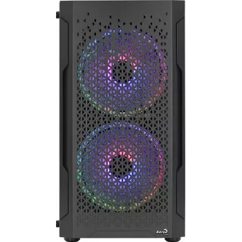 Aerocool Trinity Mini Mini Tower Melns
