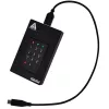 HDD Apricorn 2 TB USB Type-A uz USB Type-C Aegis Fortress L3