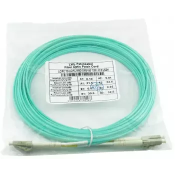 BlueOptics AJ837A-BO InfiniBand optiskās šķiedras kabelis 15 m LC Tirkīzzils