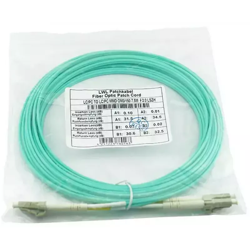 BlueOptics AJ837A-BO InfiniBand optiskās šķiedras kabelis 15 m LC Tirkīzzils