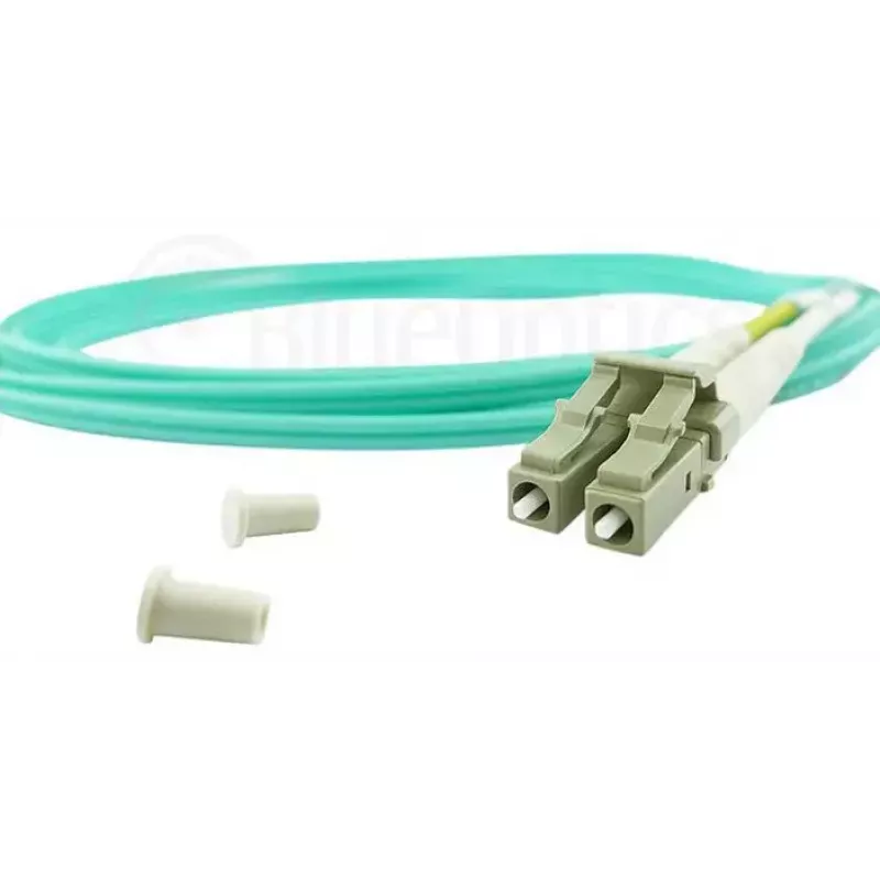 Optiskās šķiedras kabelis BlueOptics AJ839A 50 m LC OM3 Aqua