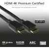 0,5 m ACT HDMI High Speed premium sertificēts kabelis v2.0 HDMI-A vīr. - HDMI-A vīr.