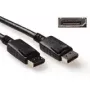DisplayPort vīriešu–vīriešu kabelis ACT AK3980 2 metri ar pieslēgtu 20. barošanas kontaktu
