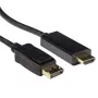 Video kabeļa adapteris ACT AK3992 5m DisplayPort uz HDMI melns
