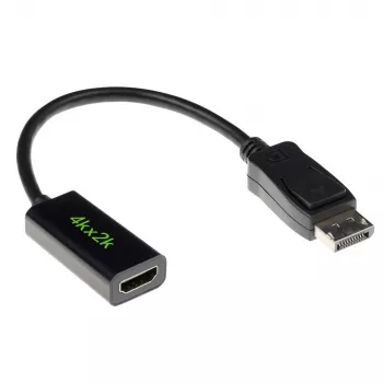 Adaptera kabelis DisplayPort vīr. - HDMI-A siev. ACT AK3994 0,15 m