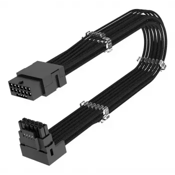 Kabelis Akasa G-Nexus PX16 12+4-pin melns 0,3 m