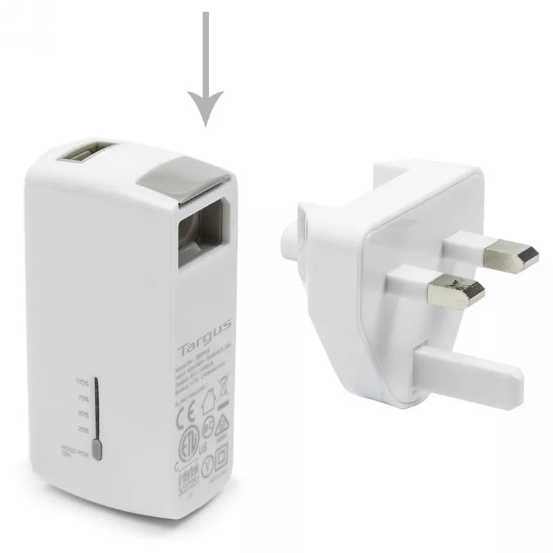 Targus APD752EU power bank 2100 mAh Balts