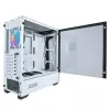 PC korpuss Azza APOLLO 430 Midi Tower balts