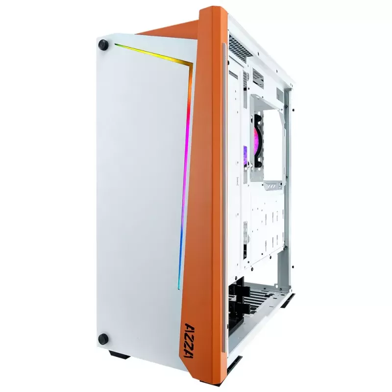 PC korpuss Azza APOLLO 430 Midi Tower balts