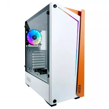 PC korpuss Azza APOLLO 430 Midi Tower balts