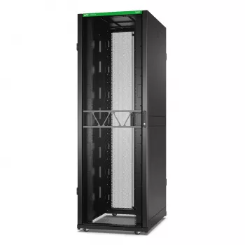 APC NetShelter SX Server Rack Gen 2, 48U, 2258H x 750W x 1070D mm, ar sāniem, melns