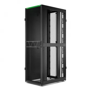 APC NetShelter SX Server Rack Gen 2, 48U, 2258H x 750W x 1070D mm, ar sāniem, melns