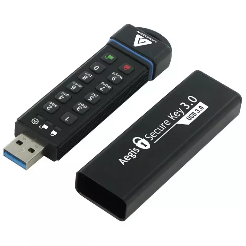 USB zibatmiņa Apricorn 120GB USB Type-A Aegis Secure Key 3.0