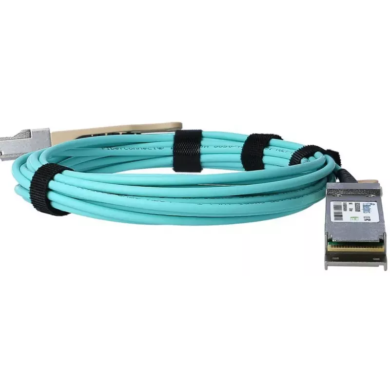 BlueOptics ATZ4-BO InfiniBand/optiskās šķiedras kabelis 5 m QSFP Oranžs