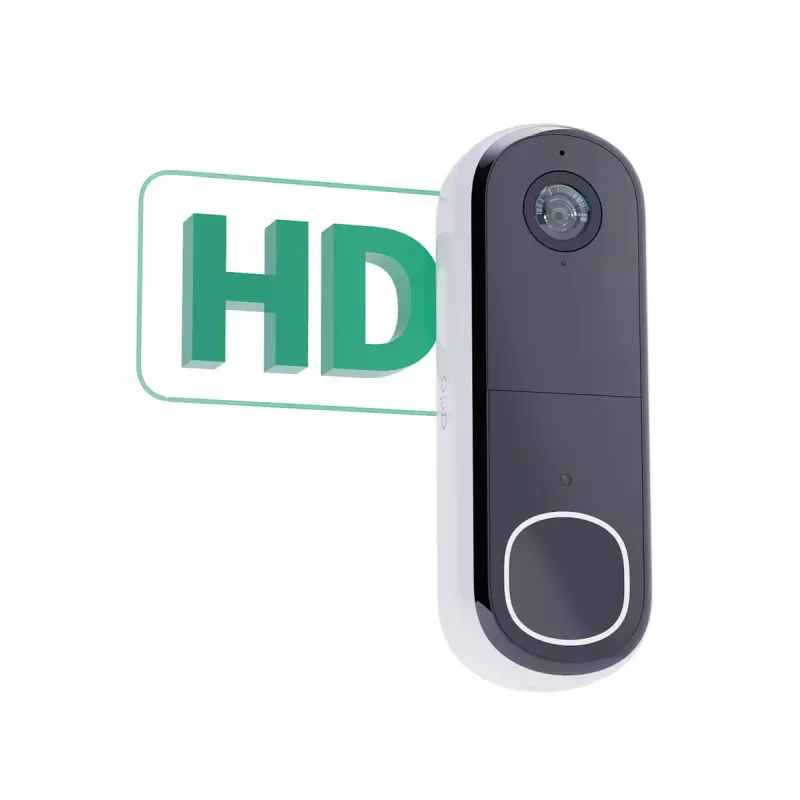 Video durvju zvans Arlo Essential HD AVD3001-100EUS 1536p 180° skata leņķis
