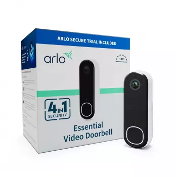 Video durvju zvans Arlo Essential HD AVD3001-100EUS 1536p 180° skata leņķis