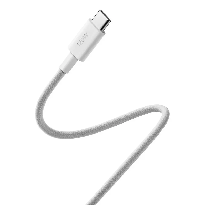 USB-C–USB-C kabelis Xiaomi BHR087KGL 1 m, USB 2.0, 0,48 Gbit/s, balts