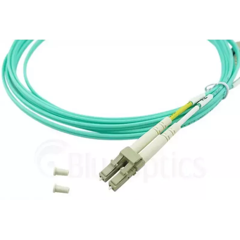 Optiskās šķiedras kabelis BlueOptics BK843A-BO 50m LC OM3 Aqua