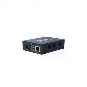 Tīkla multivides pārveidotājs BlueOptics BLMC001 1000 Mbit/s Melns